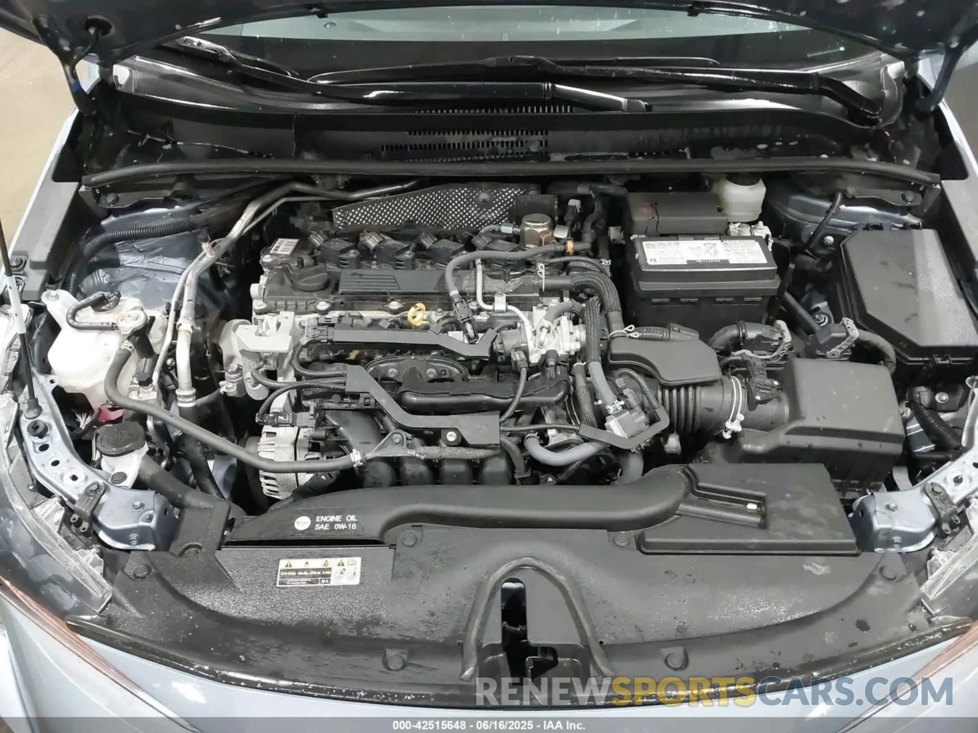 10 fotografías del automóvil dañado 5YFB4MDE0PP027032 TOYOTA COROLLA 2023