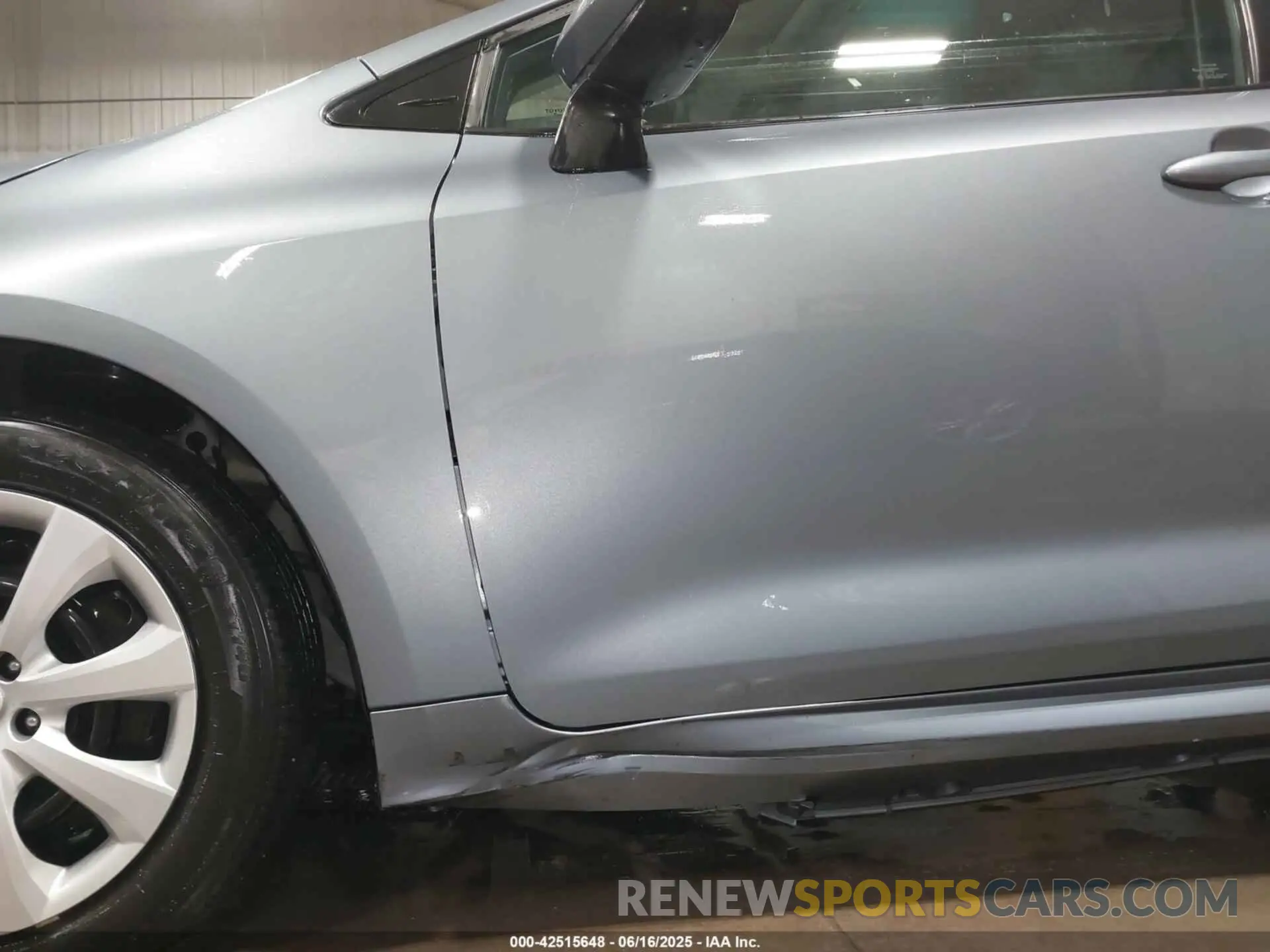 6 fotografías del automóvil dañado 5YFB4MDE0PP027032 TOYOTA COROLLA 2023