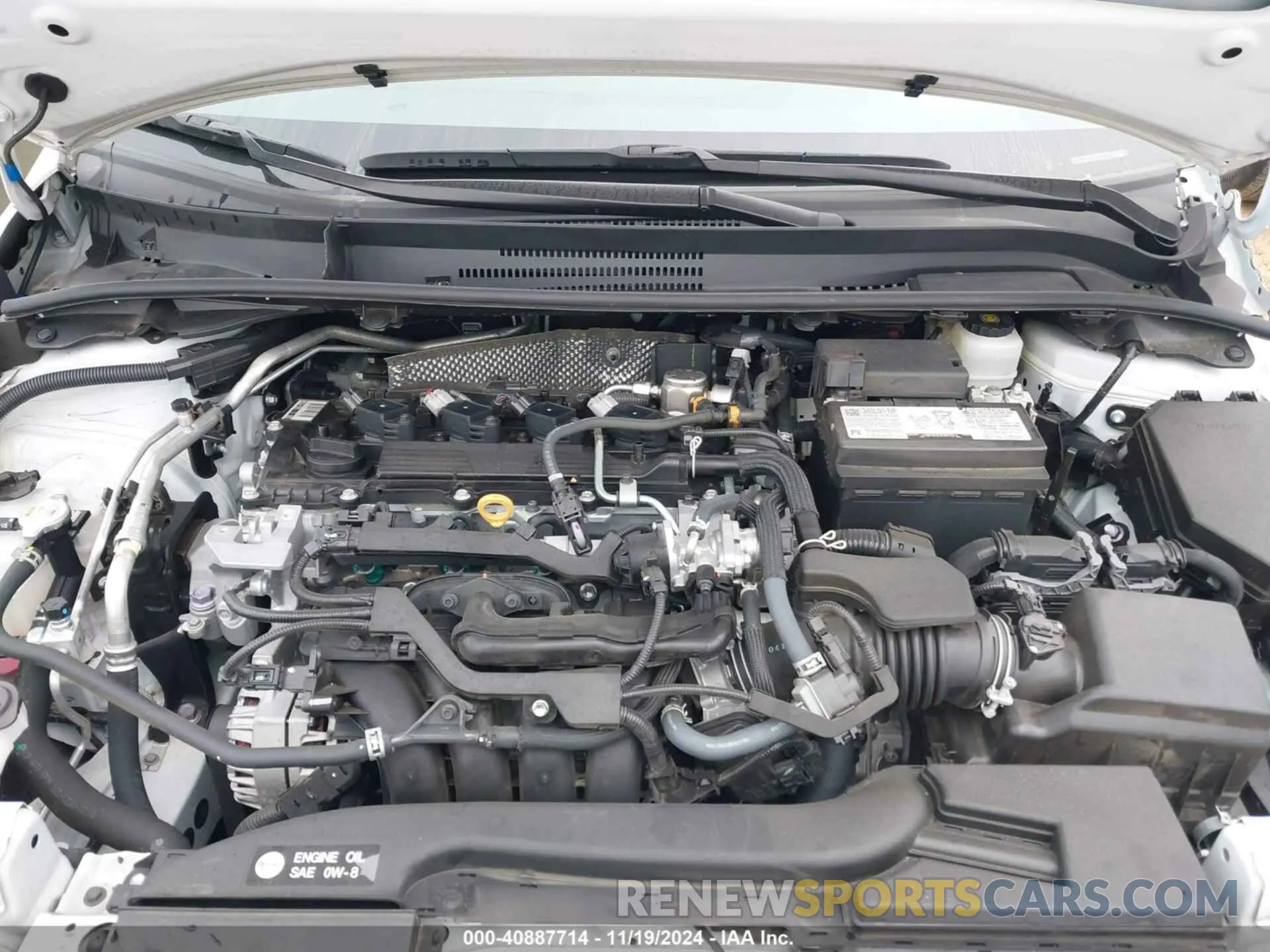 10 fotografías del automóvil dañado 5YFB4MDE0PP039715 TOYOTA COROLLA 2023