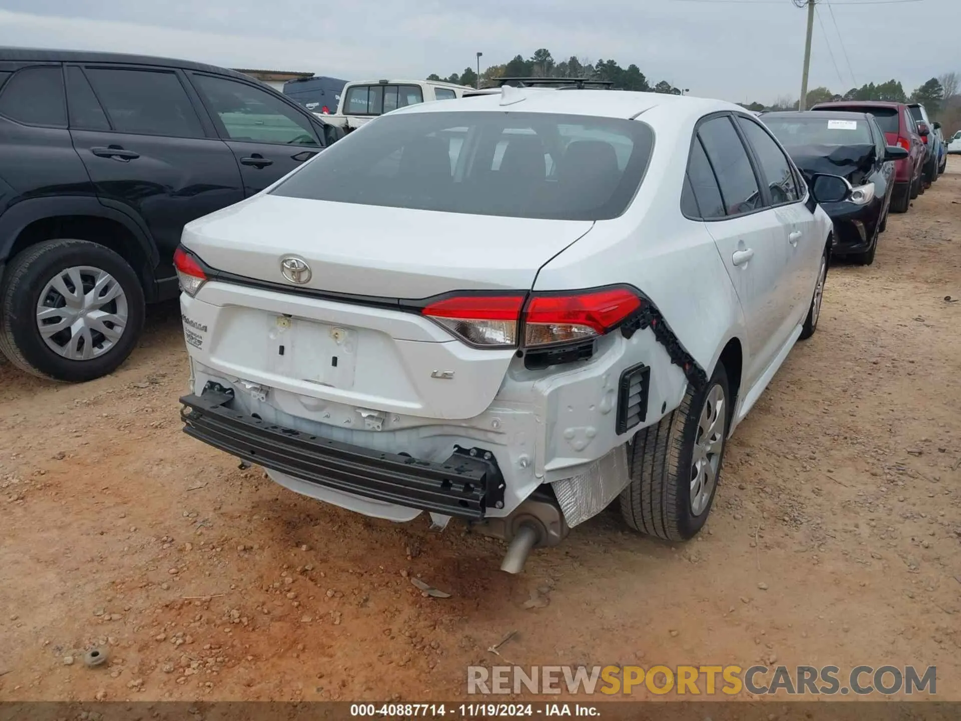 4 fotografías del automóvil dañado 5YFB4MDE0PP039715 TOYOTA COROLLA 2023