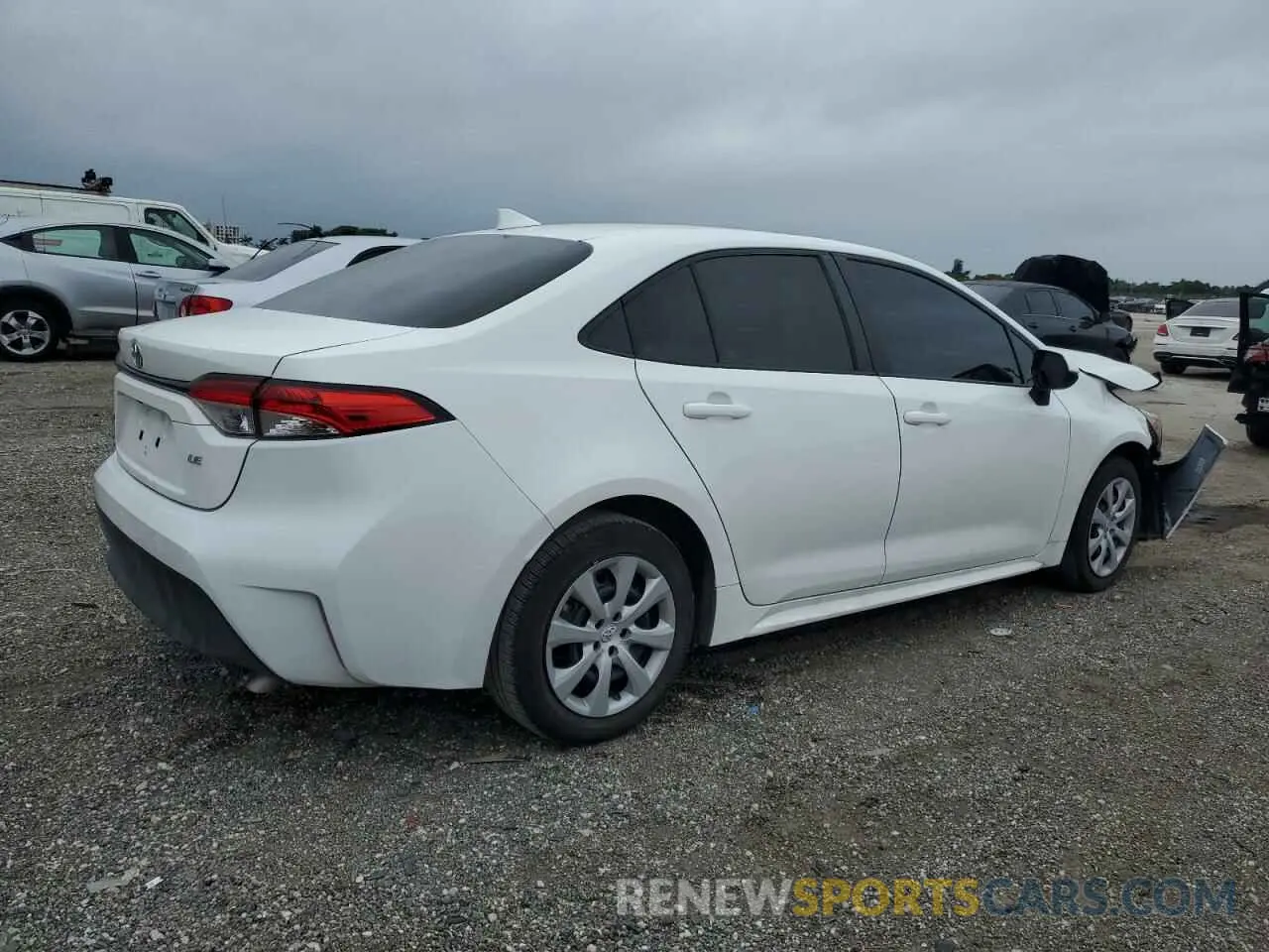 3 fotografías del automóvil dañado 5YFB4MDE0PP046731 TOYOTA COROLLA 2023