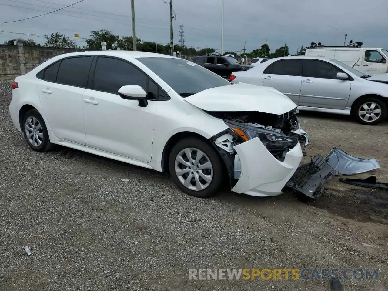 4 fotografías del automóvil dañado 5YFB4MDE0PP046731 TOYOTA COROLLA 2023