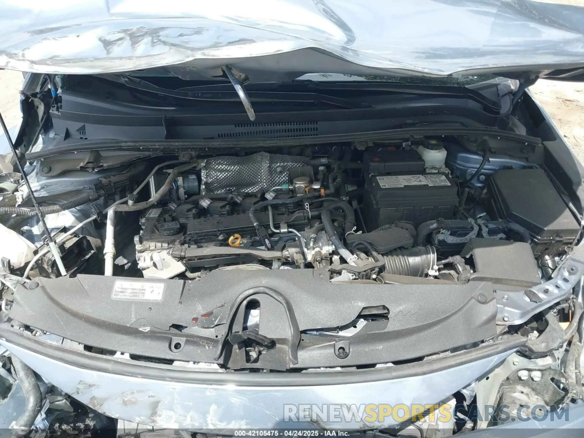 10 fotografías del automóvil dañado 5YFB4MDE0PP053954 TOYOTA COROLLA 2023