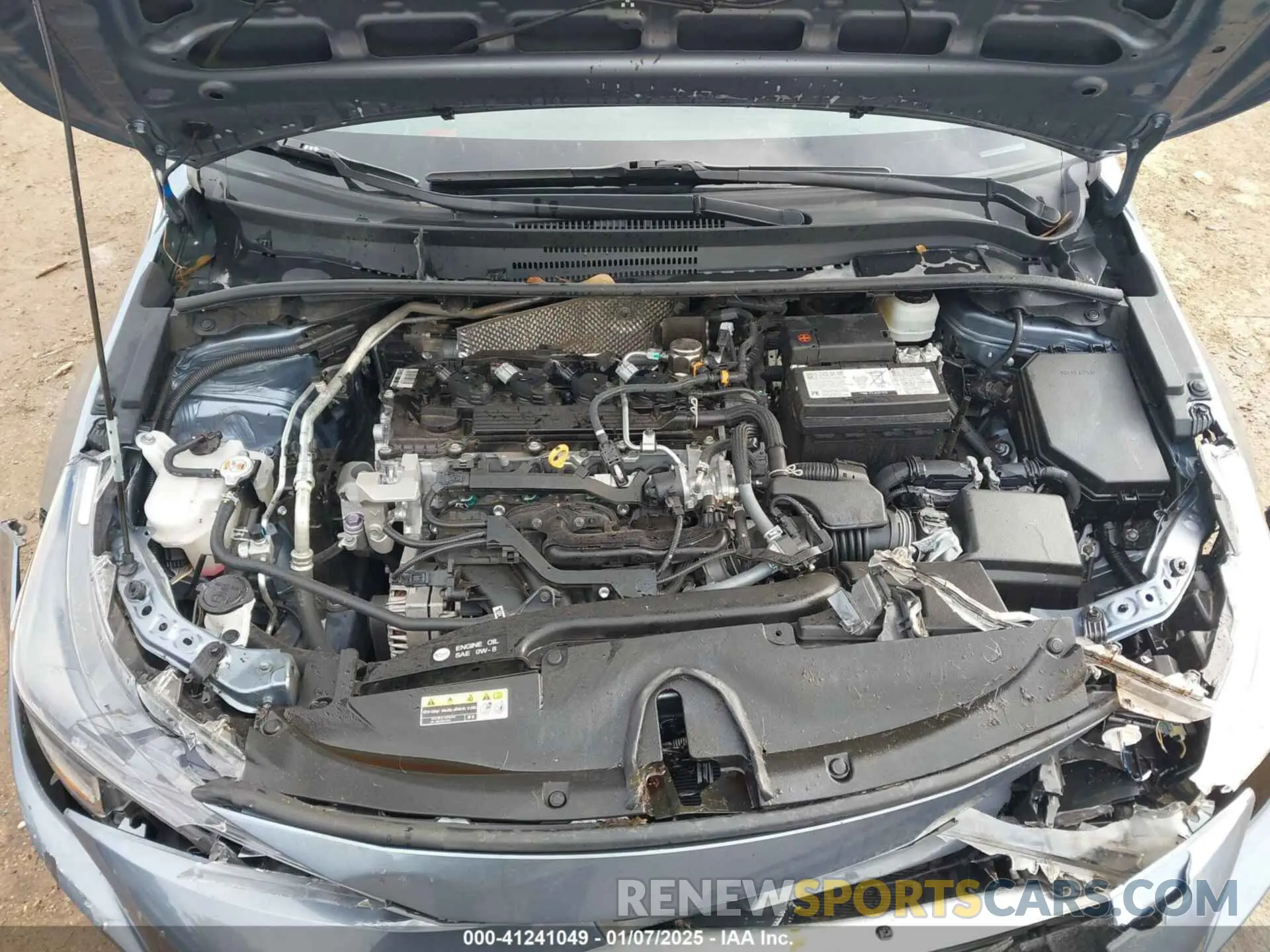 10 fotografías del automóvil dañado 5YFB4MDE0PP064629 TOYOTA COROLLA 2023