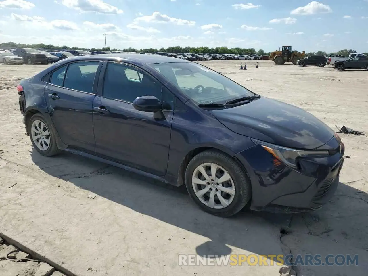4 fotografías del automóvil dañado 5YFB4MDE0PP068115 TOYOTA COROLLA 2023