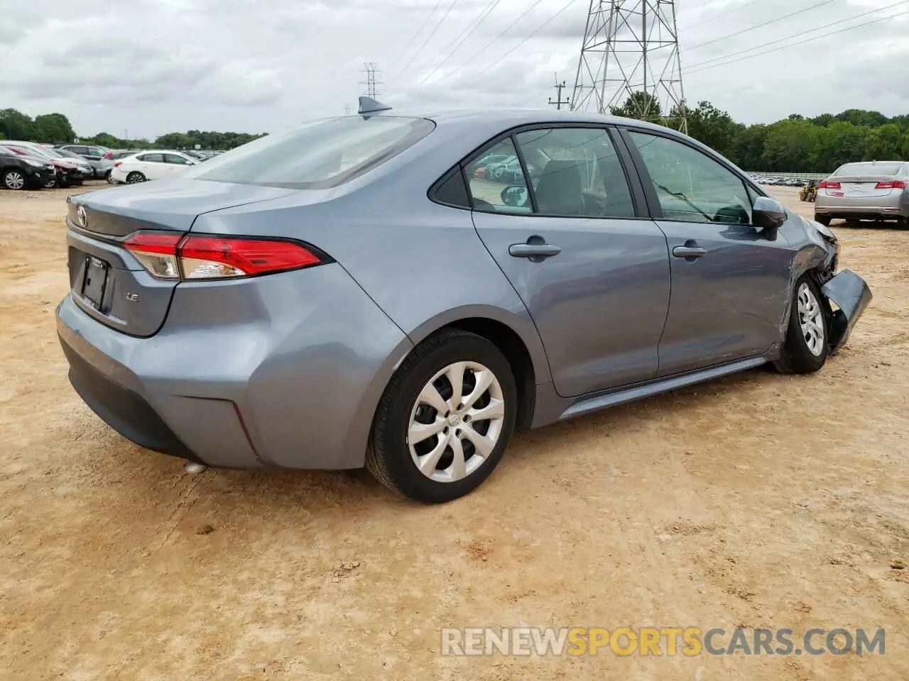 3 fotografías del automóvil dañado 5YFB4MDE0PP075081 TOYOTA COROLLA 2023