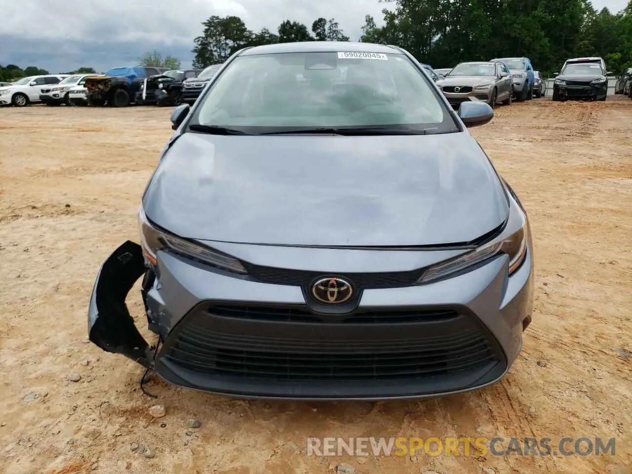 5 fotografías del automóvil dañado 5YFB4MDE0PP075081 TOYOTA COROLLA 2023