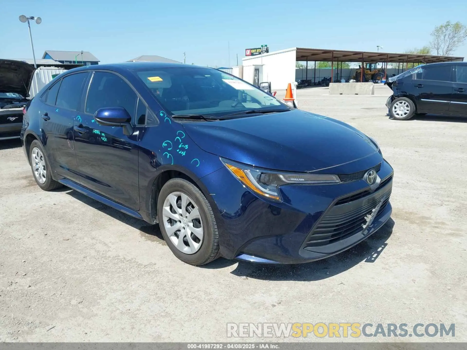 1 fotografías del automóvil dañado 5YFB4MDE0PP076618 TOYOTA COROLLA 2023