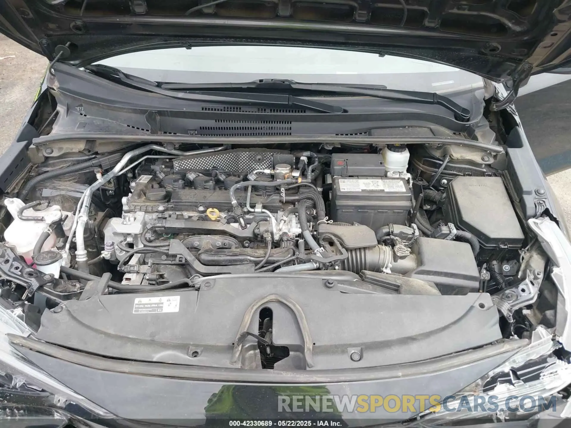 10 fotografías del automóvil dañado 5YFB4MDE1PP018484 TOYOTA COROLLA 2023