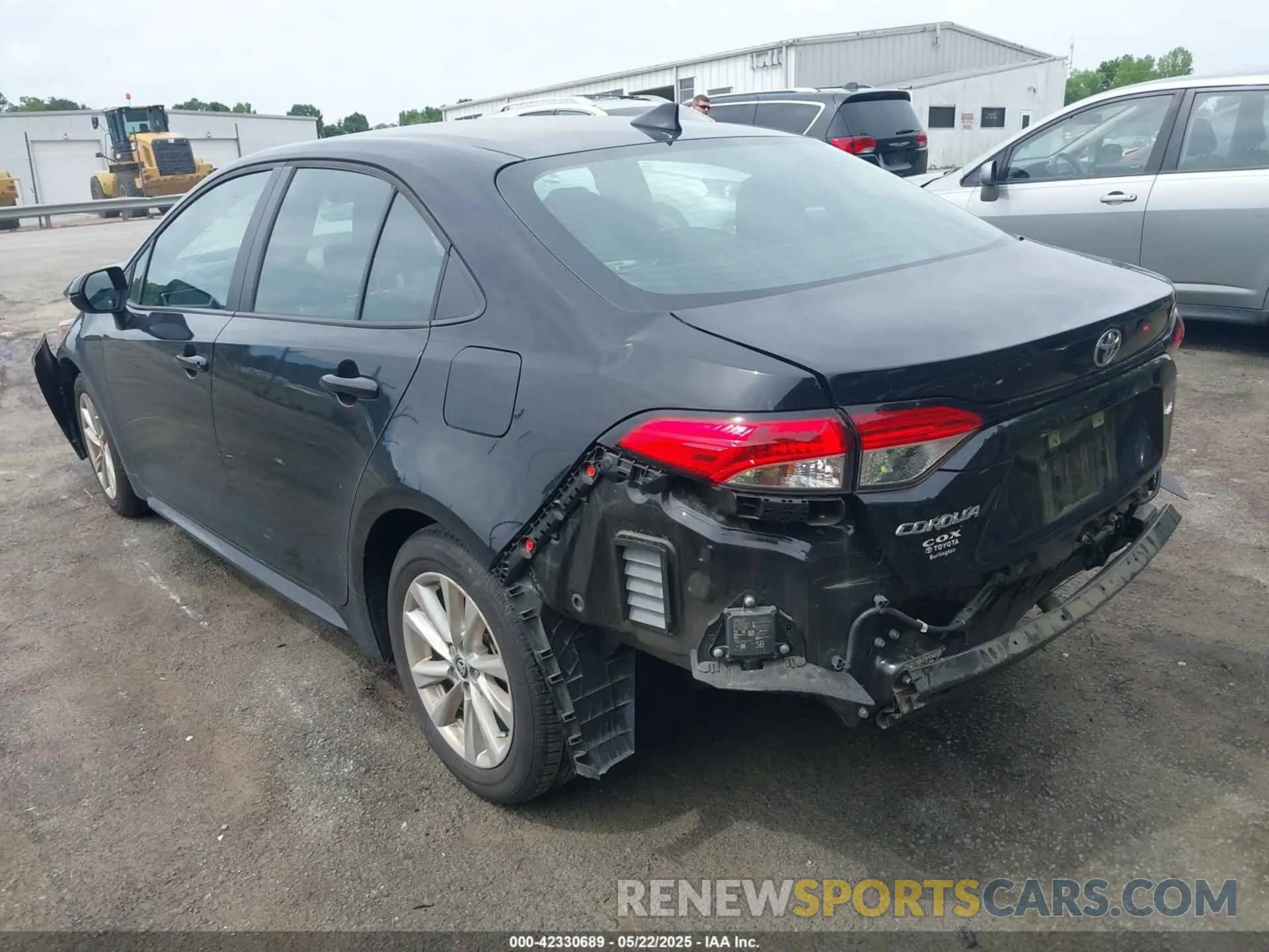 3 fotografías del automóvil dañado 5YFB4MDE1PP018484 TOYOTA COROLLA 2023