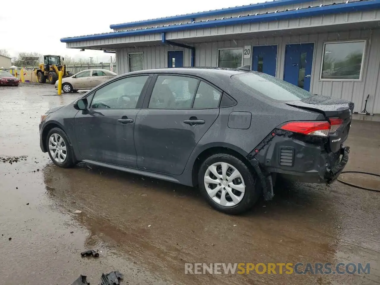 2 fotografías del automóvil dañado 5YFB4MDE1PP023376 TOYOTA COROLLA 2023