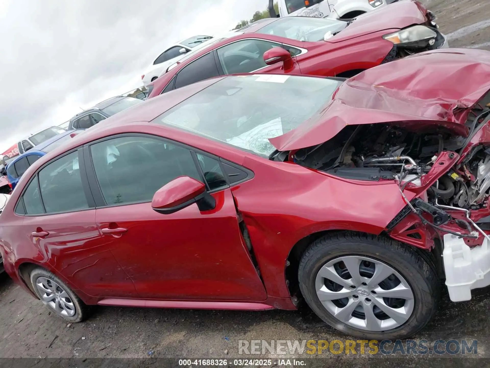 14 fotografías del automóvil dañado 5YFB4MDE1PP023524 TOYOTA COROLLA 2023