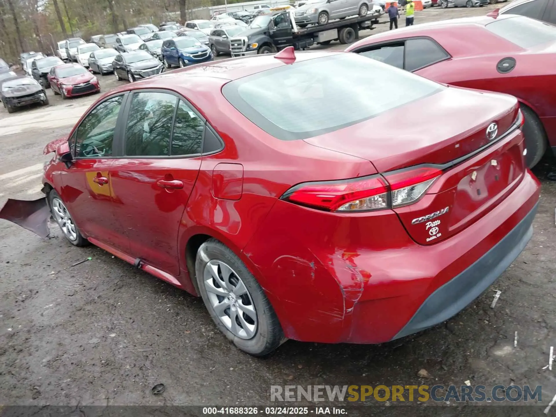 3 fotografías del automóvil dañado 5YFB4MDE1PP023524 TOYOTA COROLLA 2023