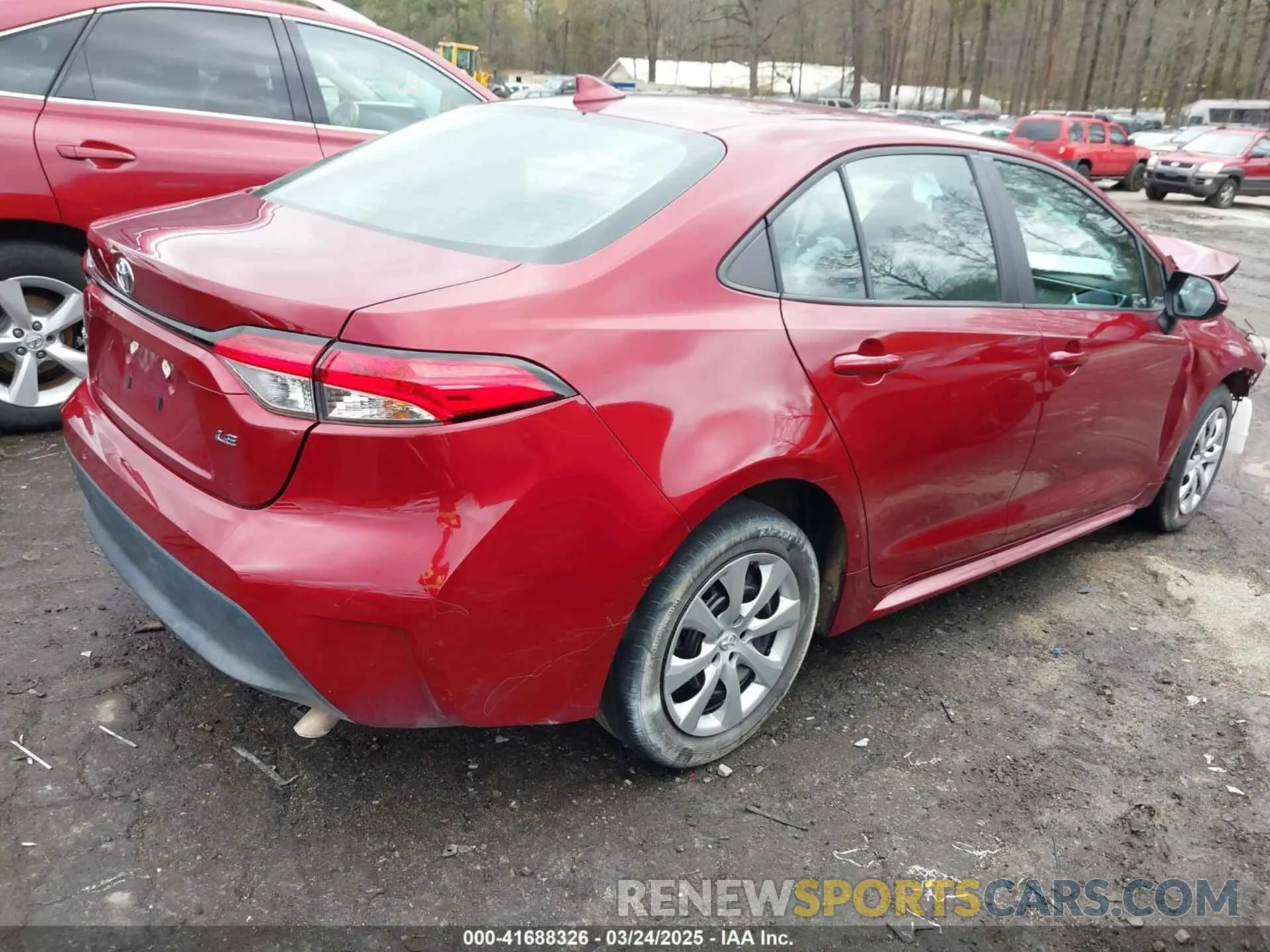4 fotografías del automóvil dañado 5YFB4MDE1PP023524 TOYOTA COROLLA 2023
