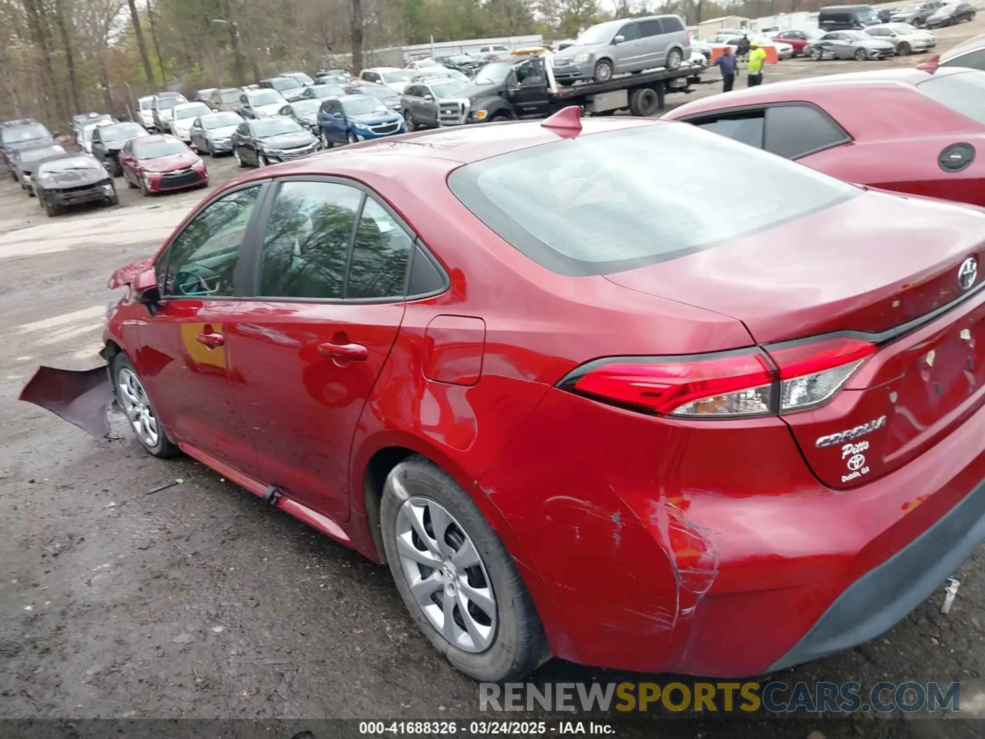 6 fotografías del automóvil dañado 5YFB4MDE1PP023524 TOYOTA COROLLA 2023