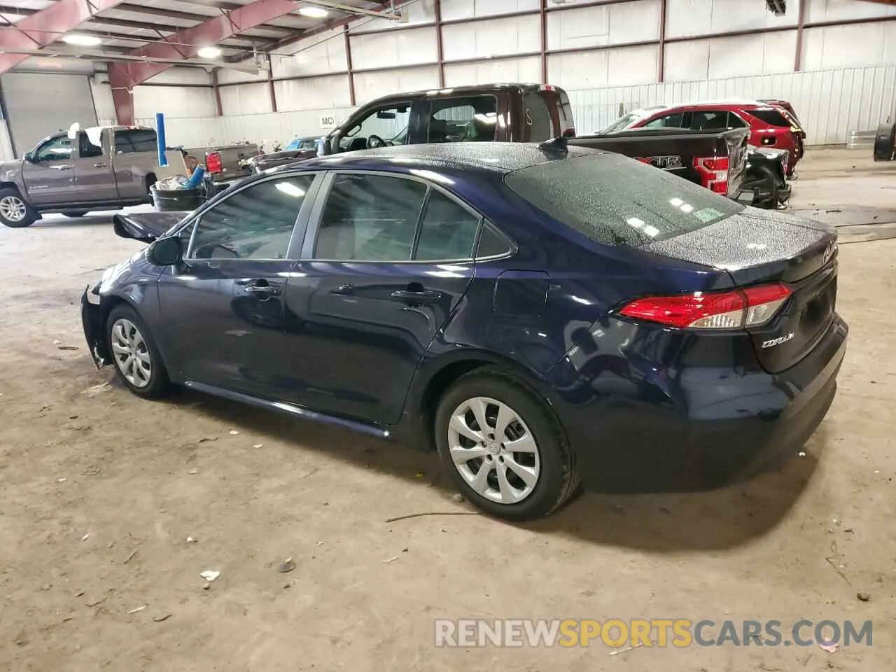 2 fotografías del automóvil dañado 5YFB4MDE1PP025242 TOYOTA COROLLA 2023