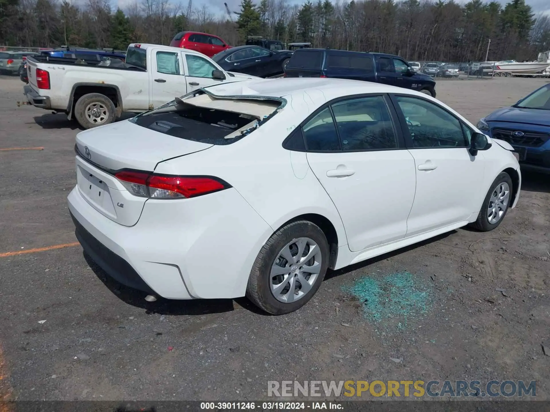 4 fotografías del automóvil dañado 5YFB4MDE1PP029596 TOYOTA COROLLA 2023