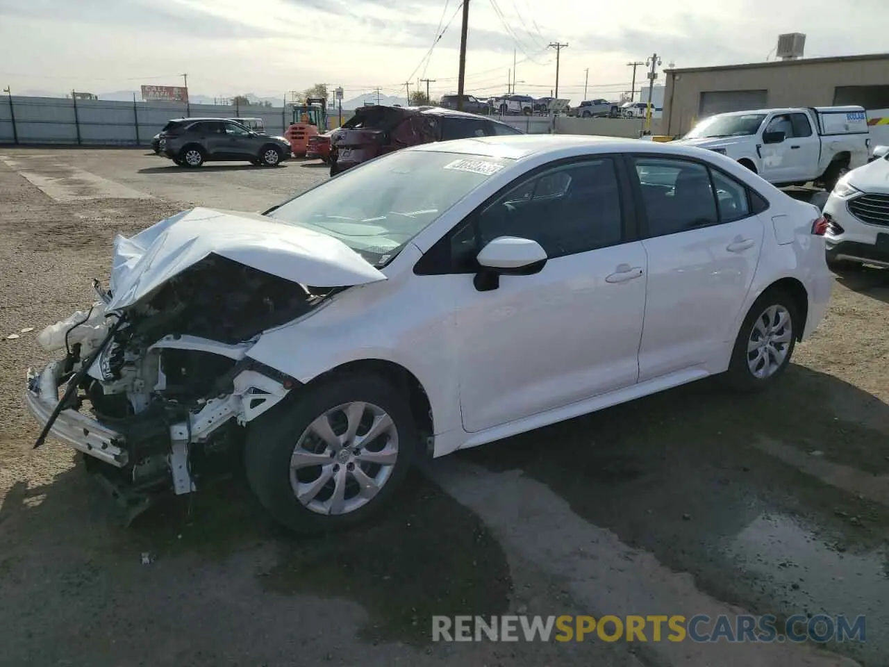 1 fotografías del automóvil dañado 5YFB4MDE1PP048682 TOYOTA COROLLA 2023
