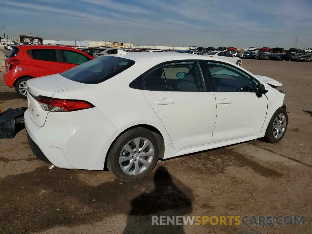 3 fotografías del automóvil dañado 5YFB4MDE1PP048682 TOYOTA COROLLA 2023