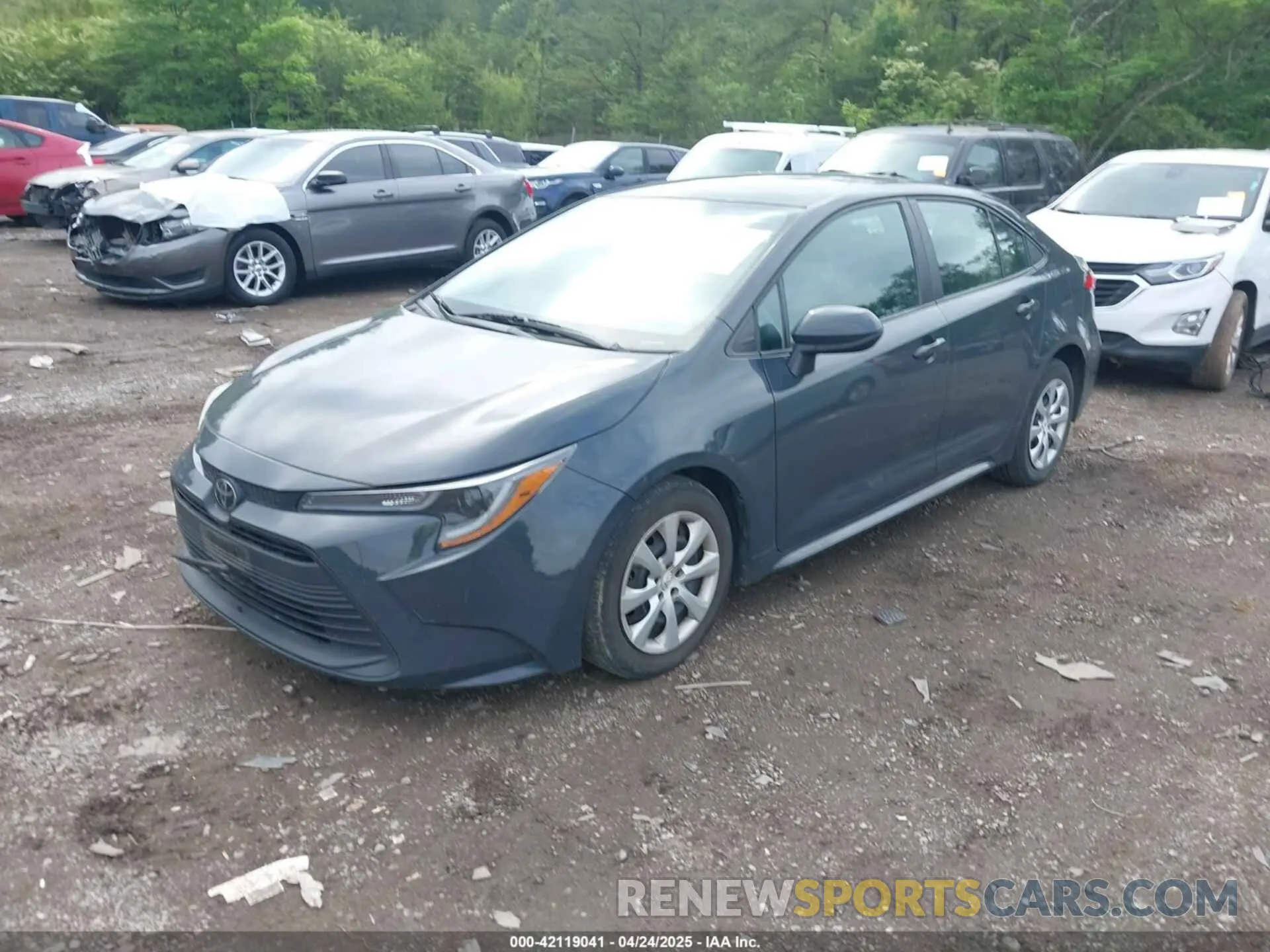 2 fotografías del automóvil dañado 5YFB4MDE1PP048696 TOYOTA COROLLA 2023