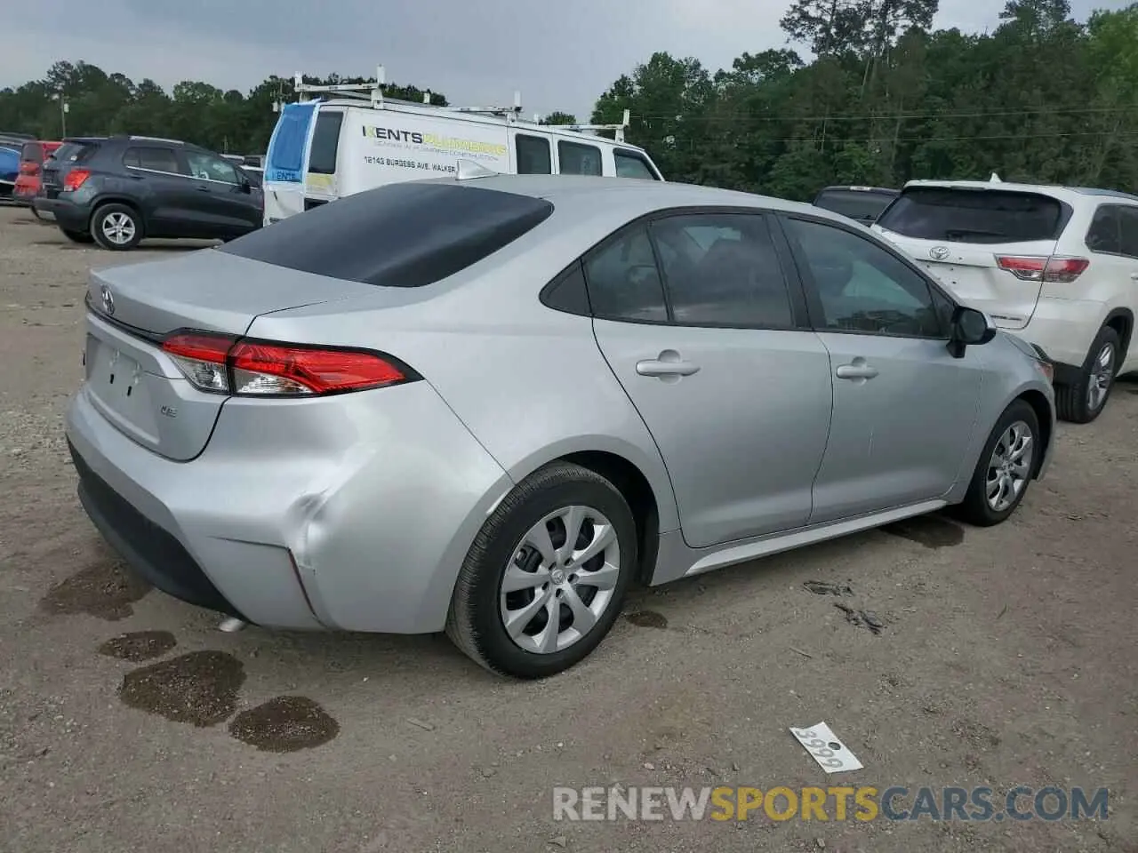 3 fotografías del automóvil dañado 5YFB4MDE1PP058192 TOYOTA COROLLA 2023