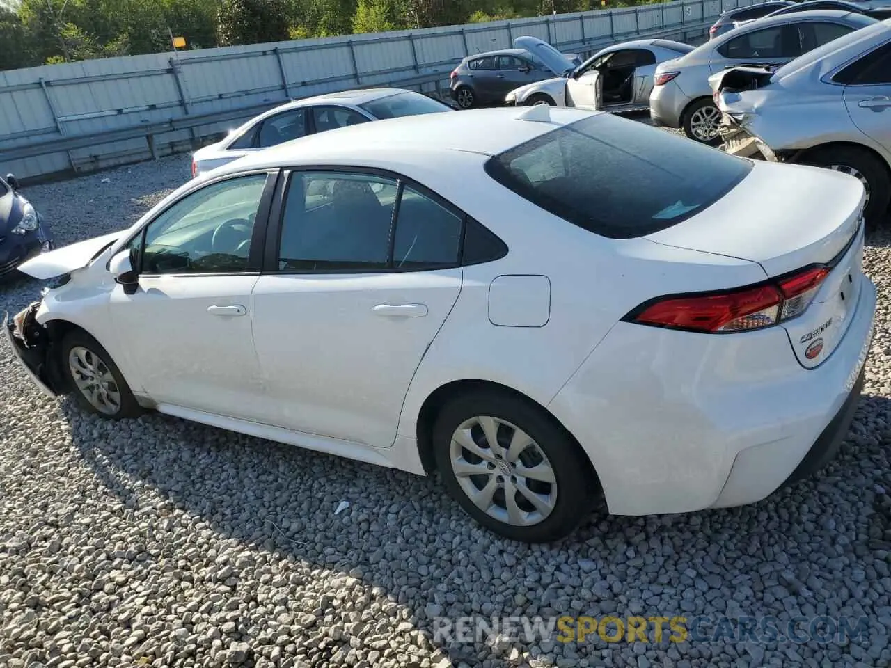 2 fotografías del automóvil dañado 5YFB4MDE1PP061531 TOYOTA COROLLA 2023