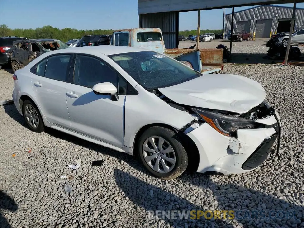 4 fotografías del automóvil dañado 5YFB4MDE1PP061531 TOYOTA COROLLA 2023