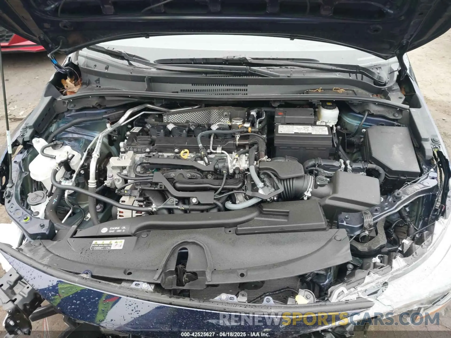 10 fotografías del automóvil dañado 5YFB4MDE1PP077499 TOYOTA COROLLA 2023
