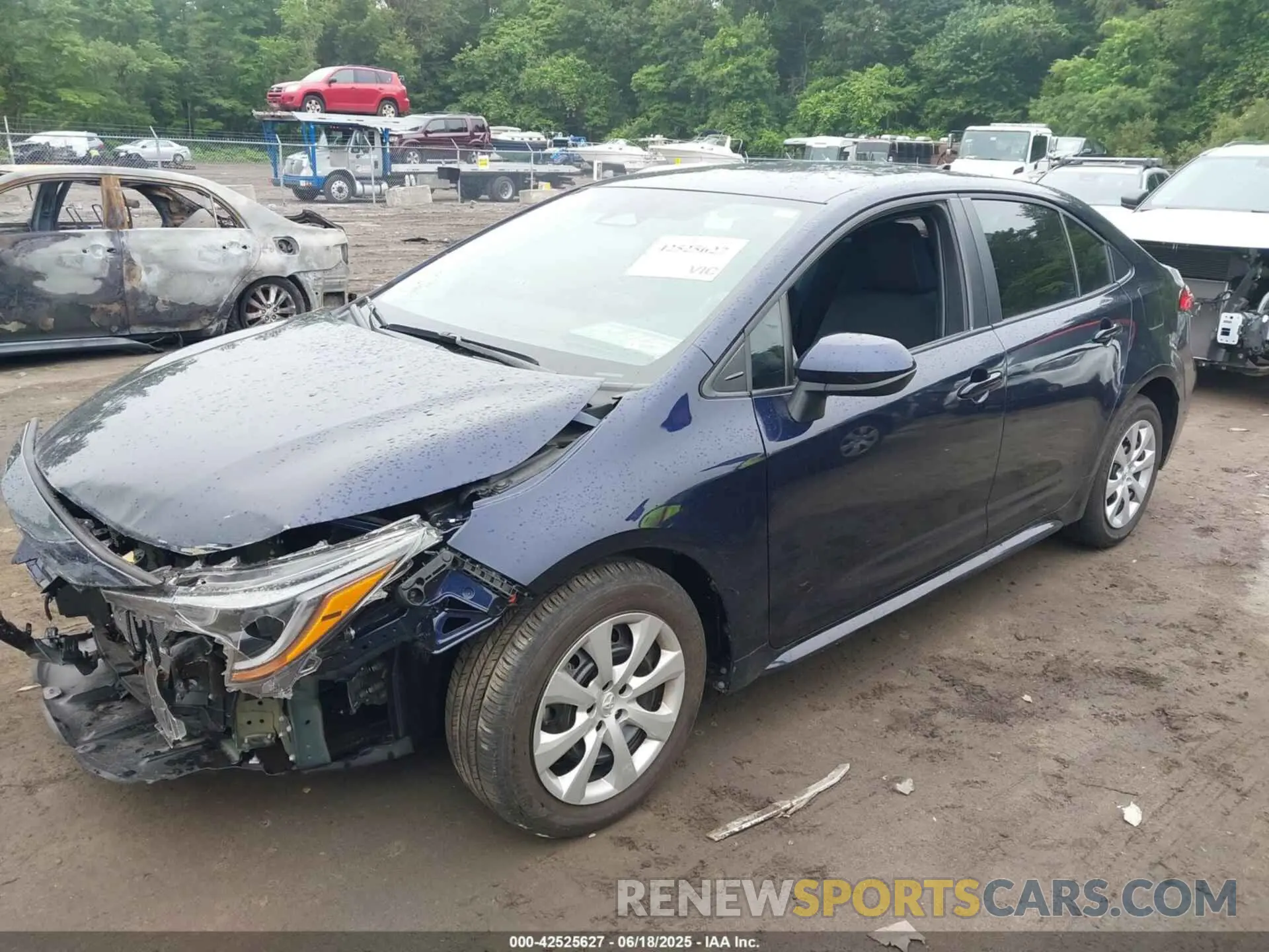 2 fotografías del automóvil dañado 5YFB4MDE1PP077499 TOYOTA COROLLA 2023