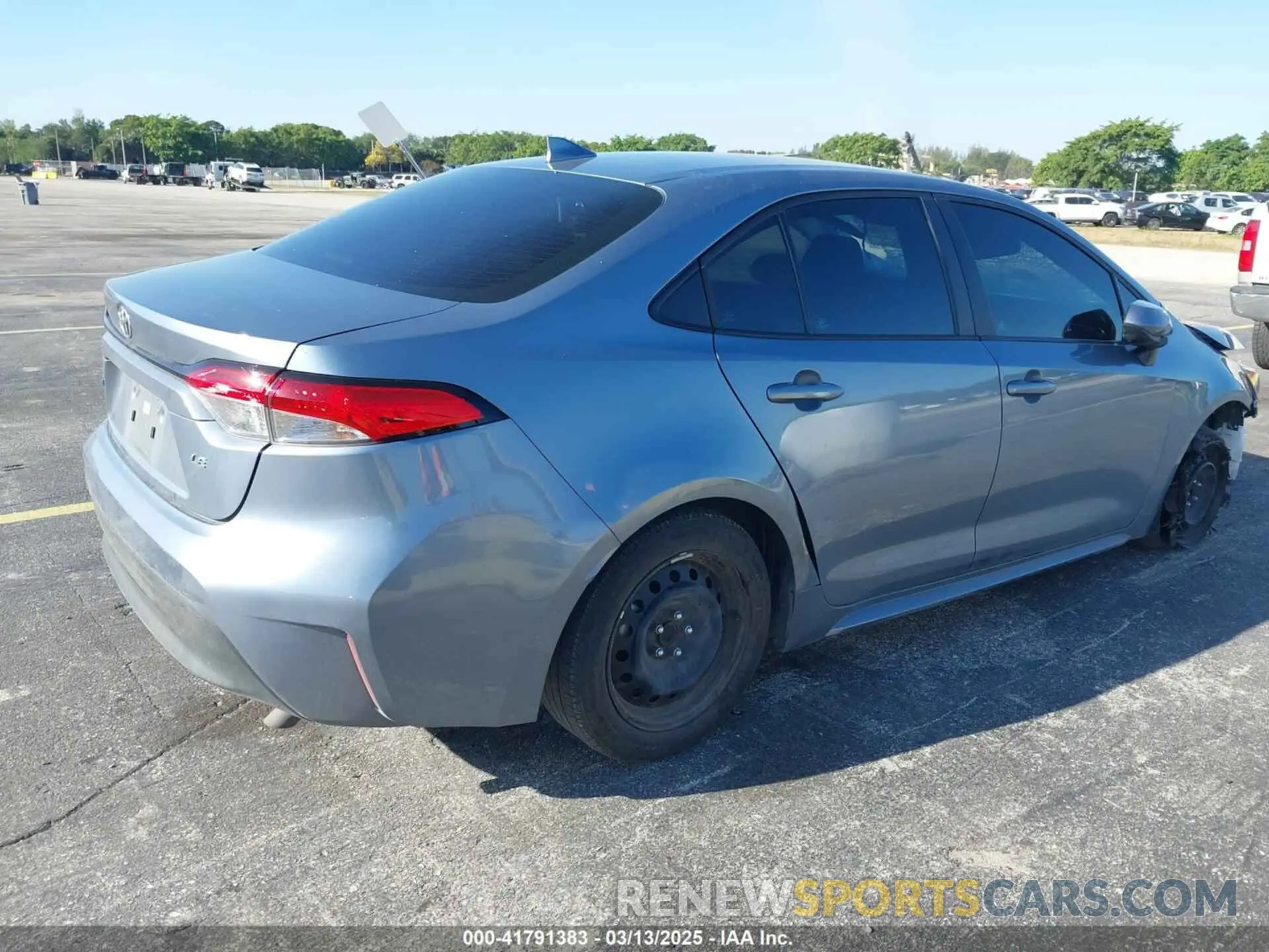 4 fotografías del automóvil dañado 5YFB4MDE1PP078748 TOYOTA COROLLA 2023