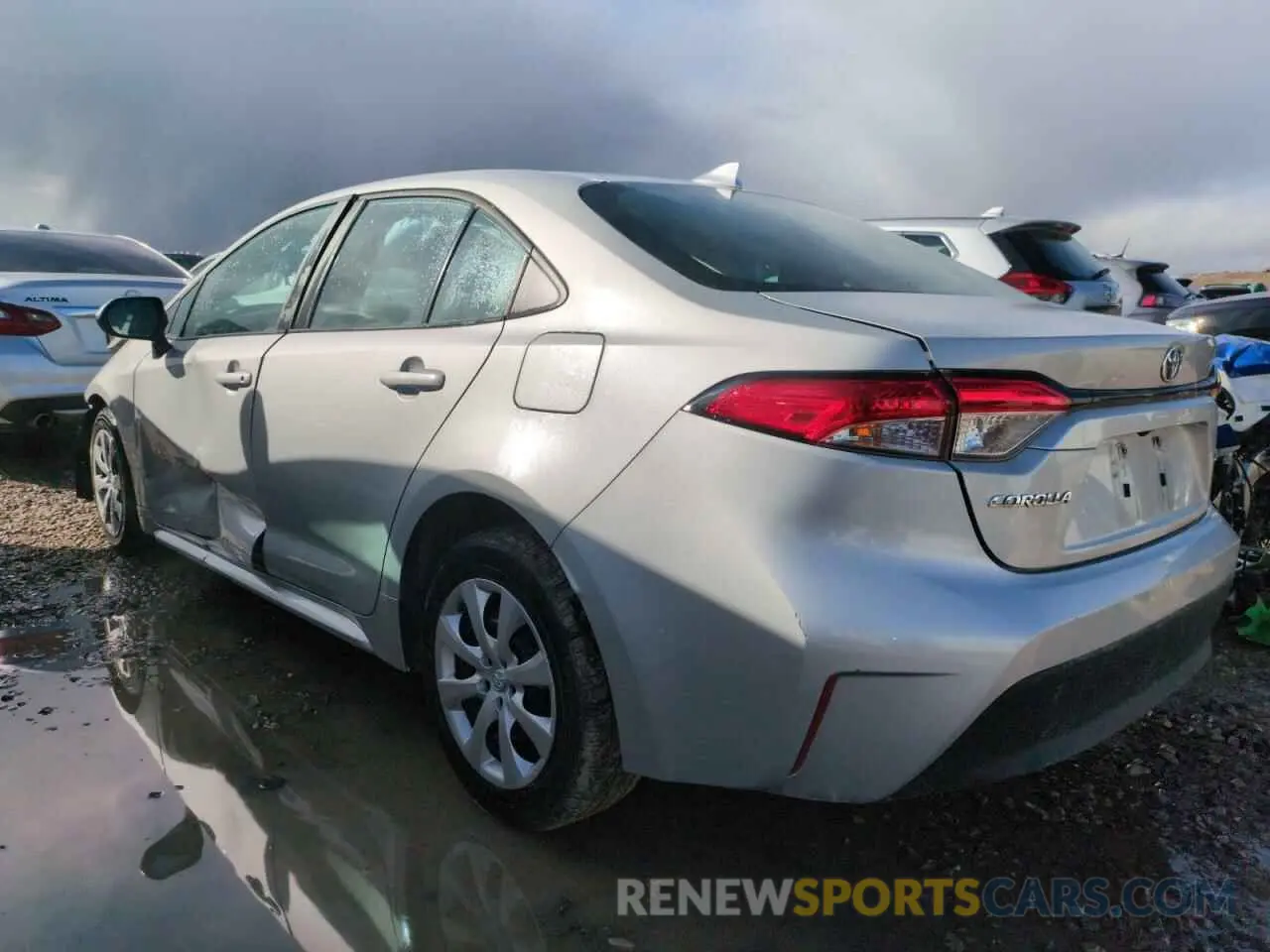 2 fotografías del automóvil dañado 5YFB4MDE2PP002018 TOYOTA COROLLA 2023