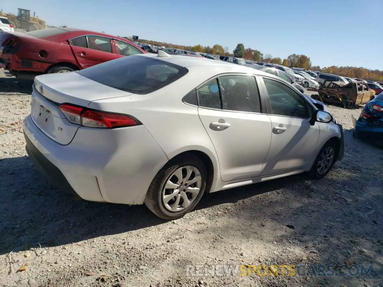 3 fotografías del automóvil dañado 5YFB4MDE2PP032054 TOYOTA COROLLA 2023