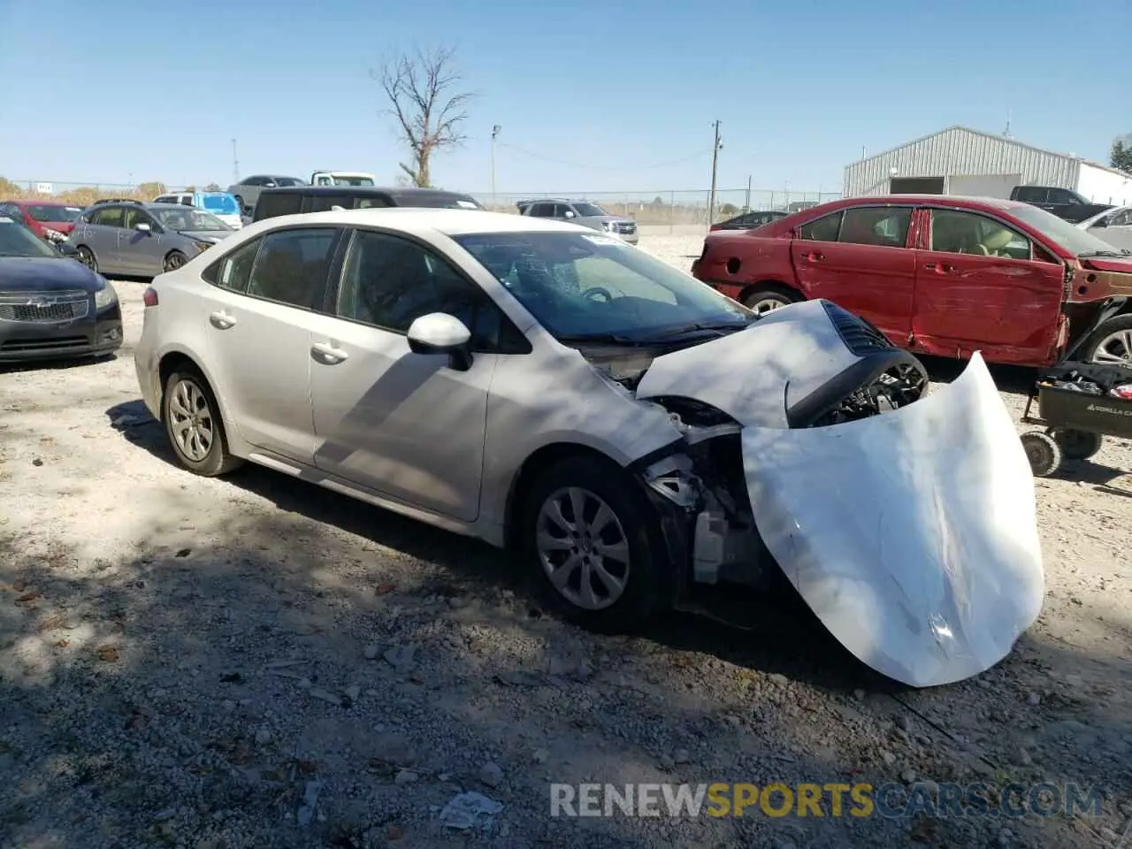 4 fotografías del automóvil dañado 5YFB4MDE2PP032054 TOYOTA COROLLA 2023