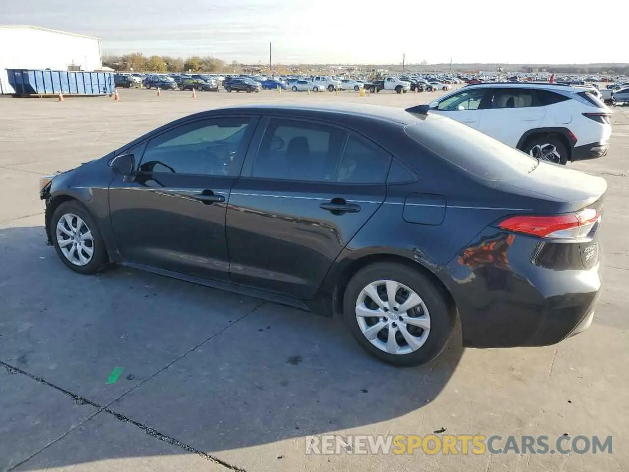 2 fotografías del automóvil dañado 5YFB4MDE2PP070500 TOYOTA COROLLA 2023
