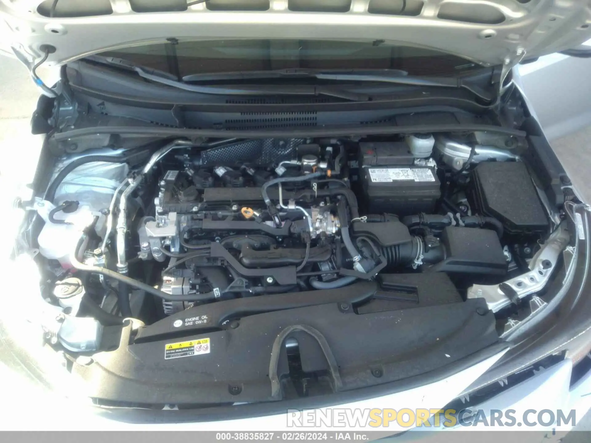 10 fotografías del automóvil dañado 5YFB4MDE2PP074868 TOYOTA COROLLA 2023