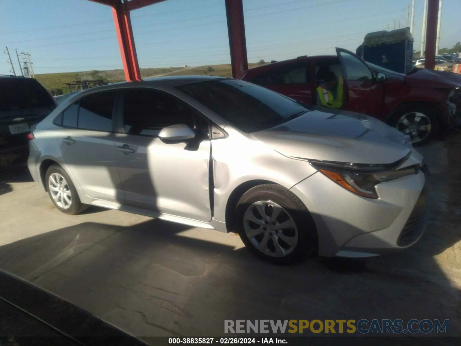 14 fotografías del automóvil dañado 5YFB4MDE2PP074868 TOYOTA COROLLA 2023