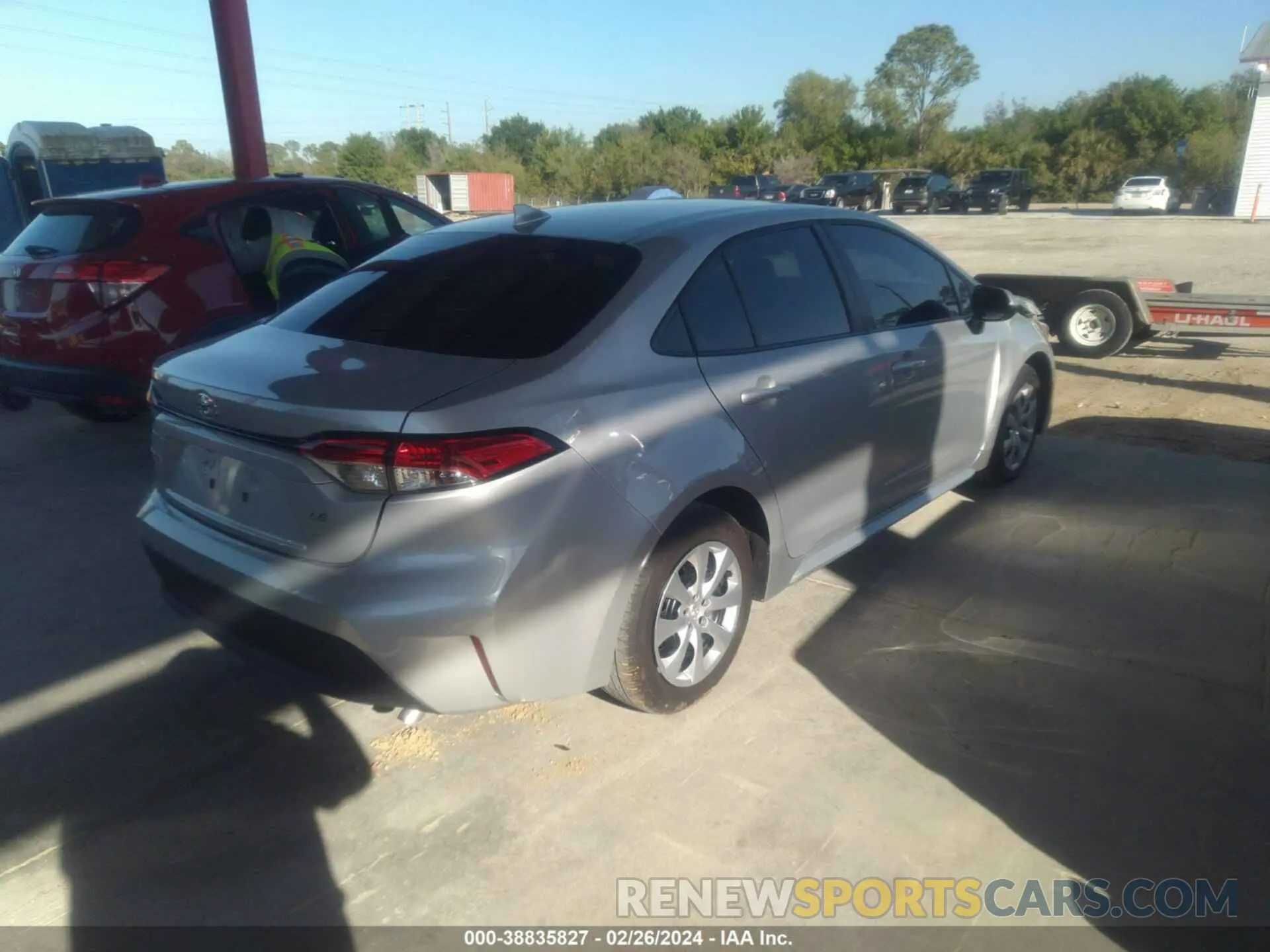 4 fotografías del automóvil dañado 5YFB4MDE2PP074868 TOYOTA COROLLA 2023