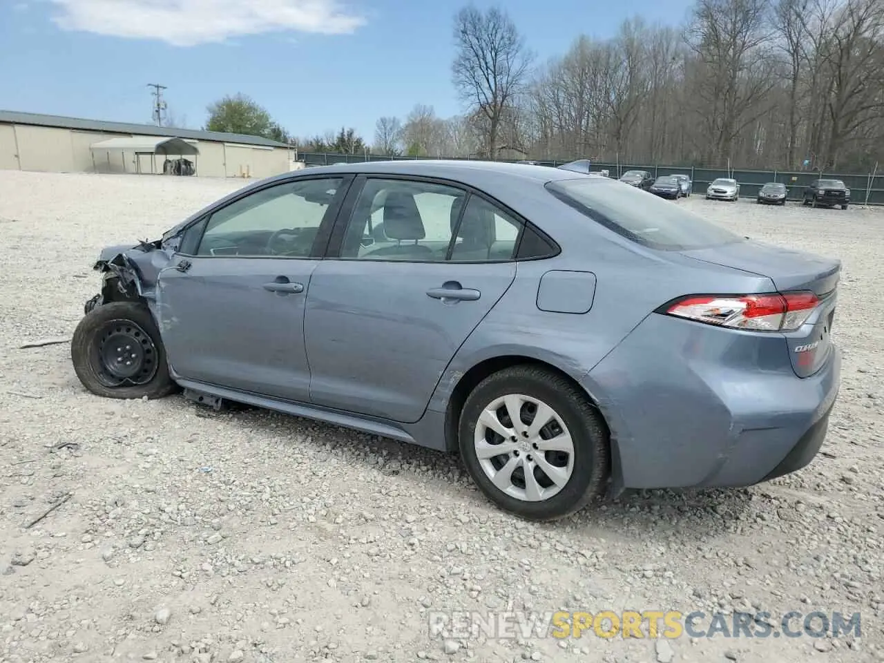 2 fotografías del automóvil dañado 5YFB4MDE2PP077334 TOYOTA COROLLA 2023