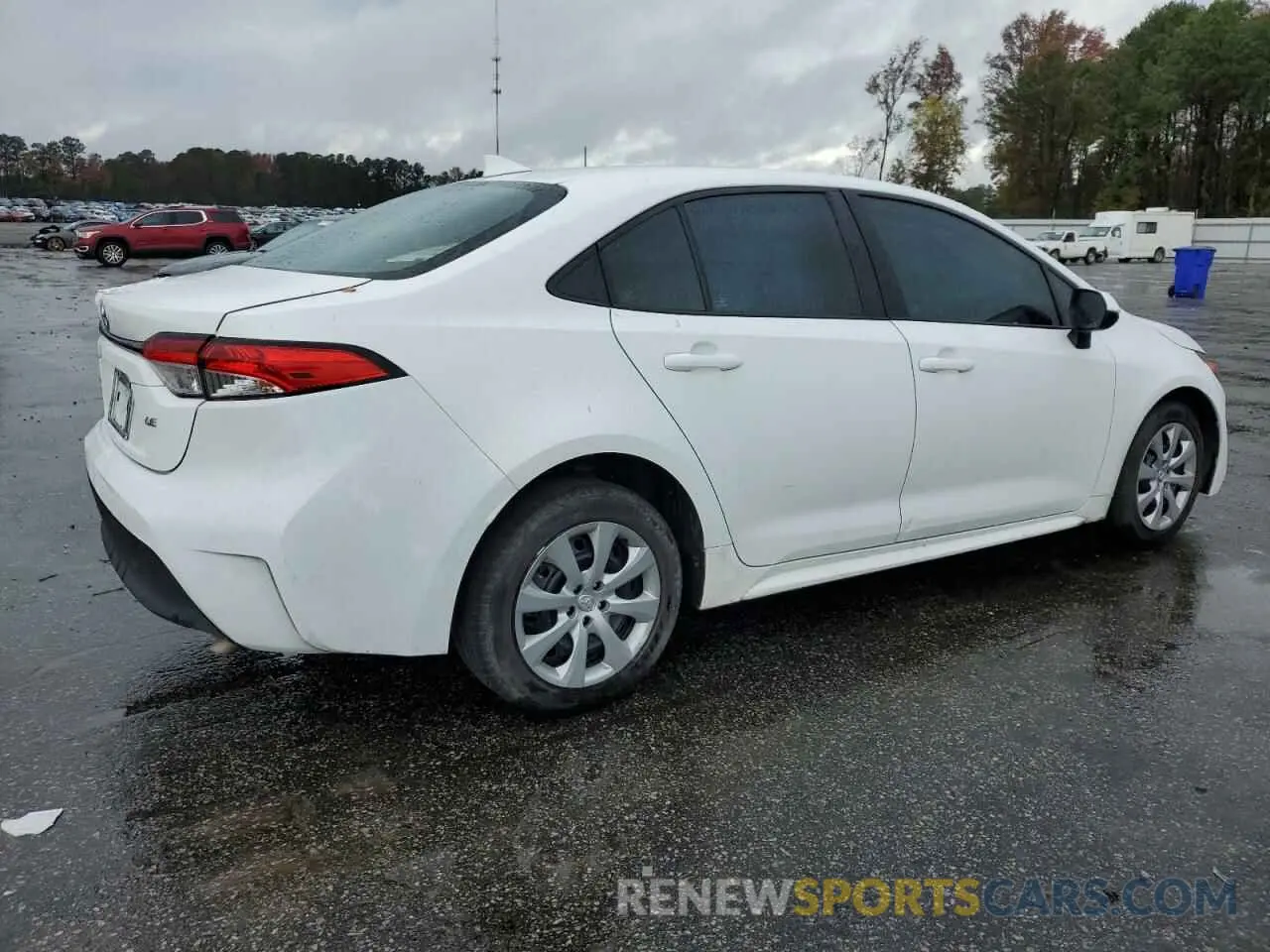 3 fotografías del automóvil dañado 5YFB4MDE2PP078788 TOYOTA COROLLA 2023