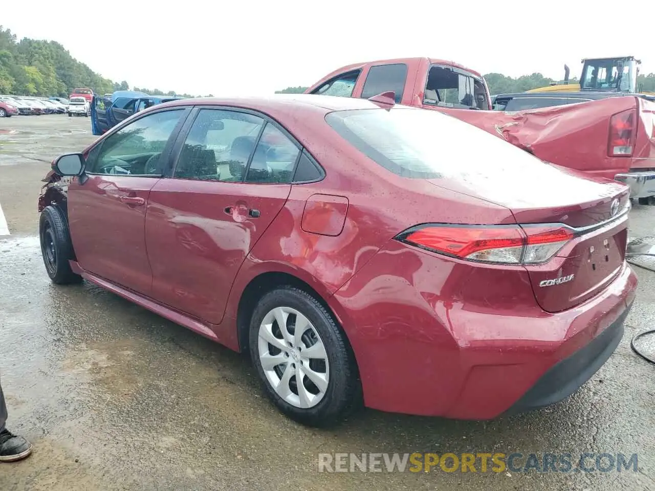 2 fotografías del automóvil dañado 5YFB4MDE2PP079620 TOYOTA COROLLA 2023