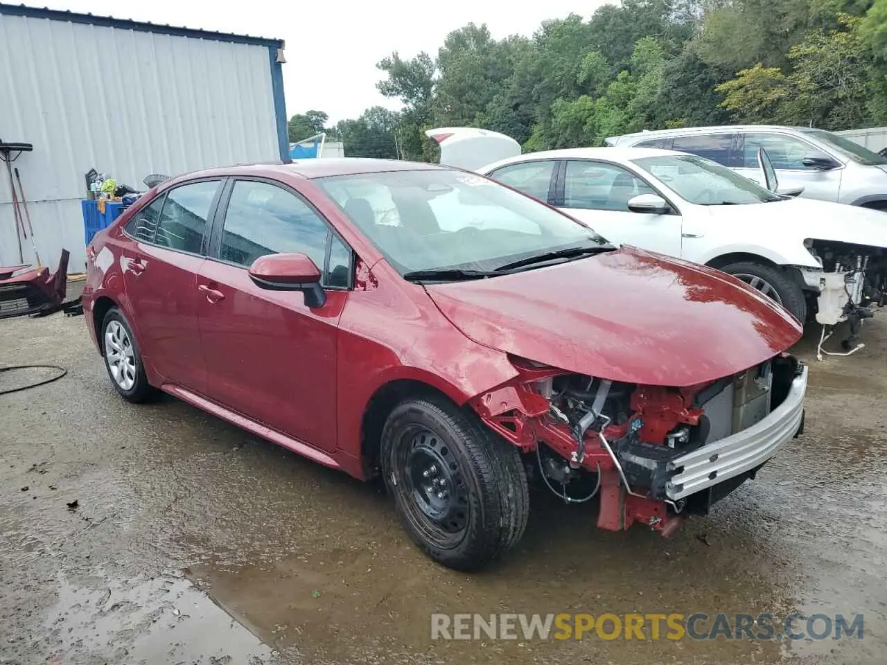 4 fotografías del automóvil dañado 5YFB4MDE2PP079620 TOYOTA COROLLA 2023