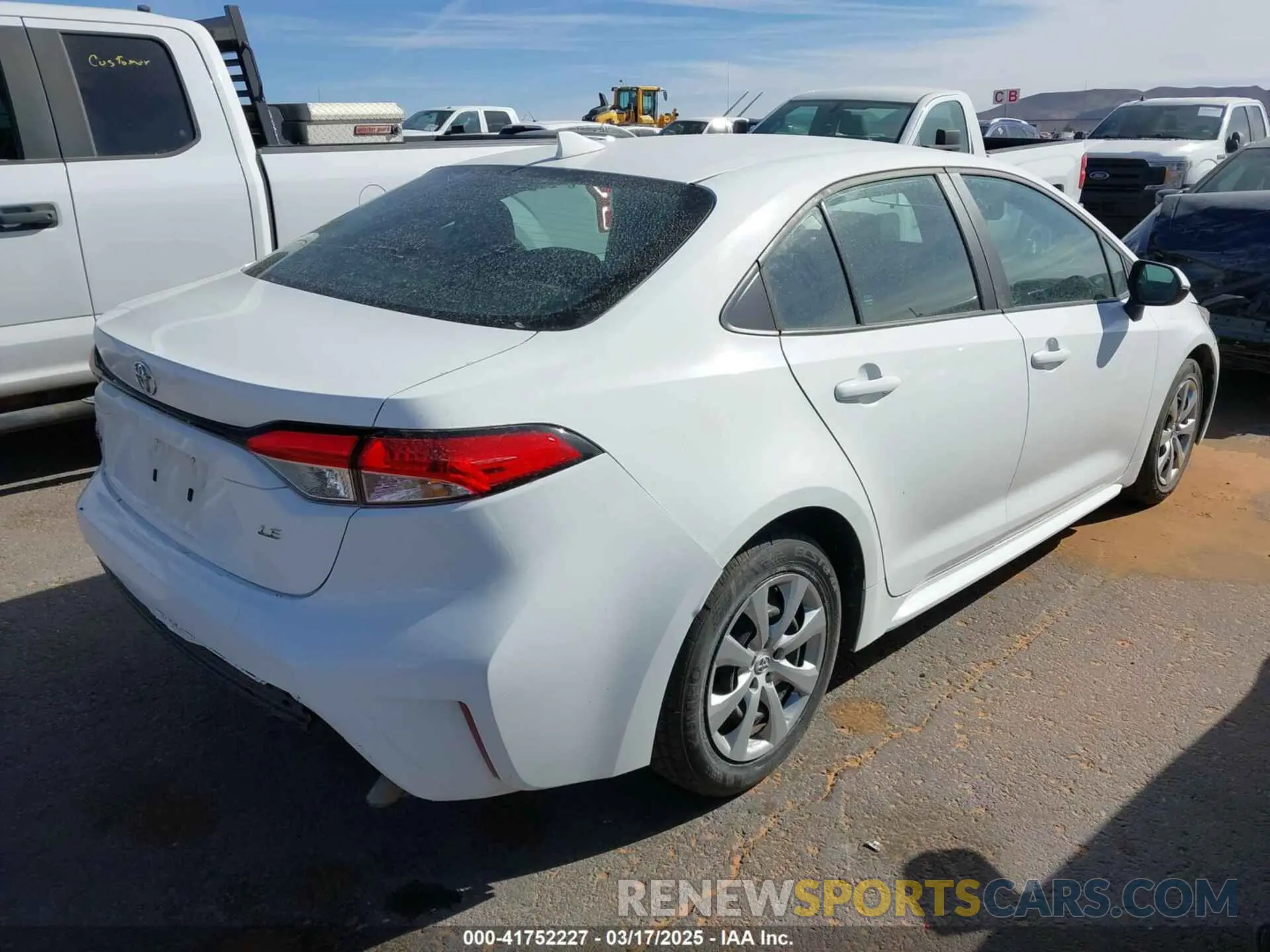 4 fotografías del automóvil dañado 5YFB4MDE3PP008751 TOYOTA COROLLA 2023