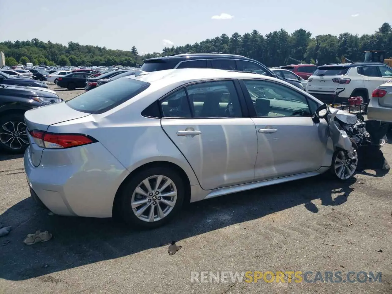 3 fotografías del automóvil dañado 5YFB4MDE3PP026215 TOYOTA COROLLA 2023