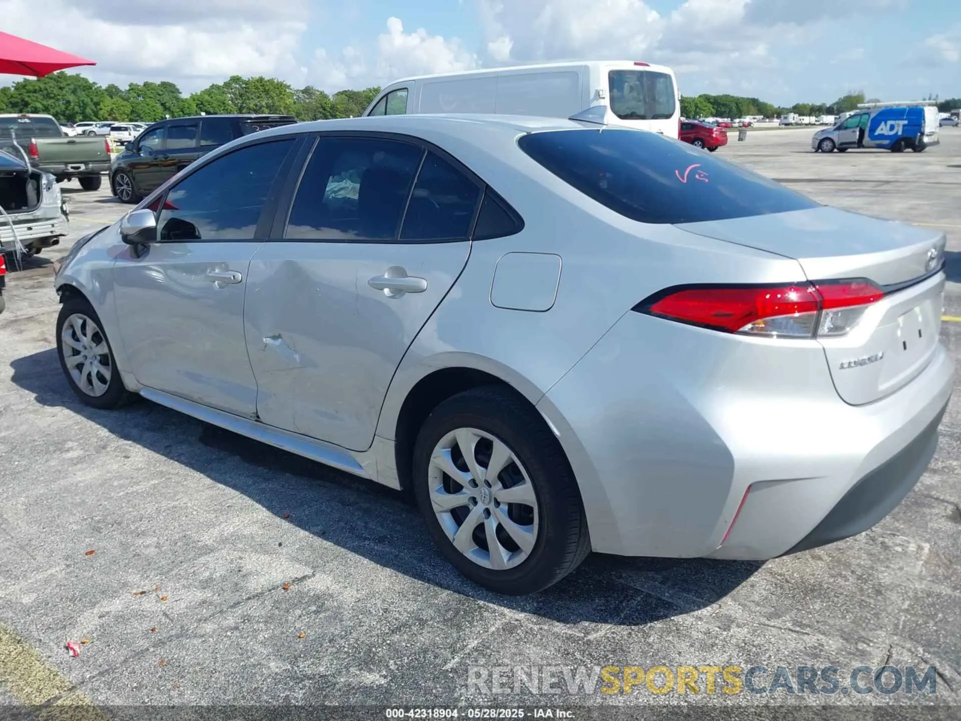 3 fotografías del automóvil dañado 5YFB4MDE3PP044780 TOYOTA COROLLA 2023
