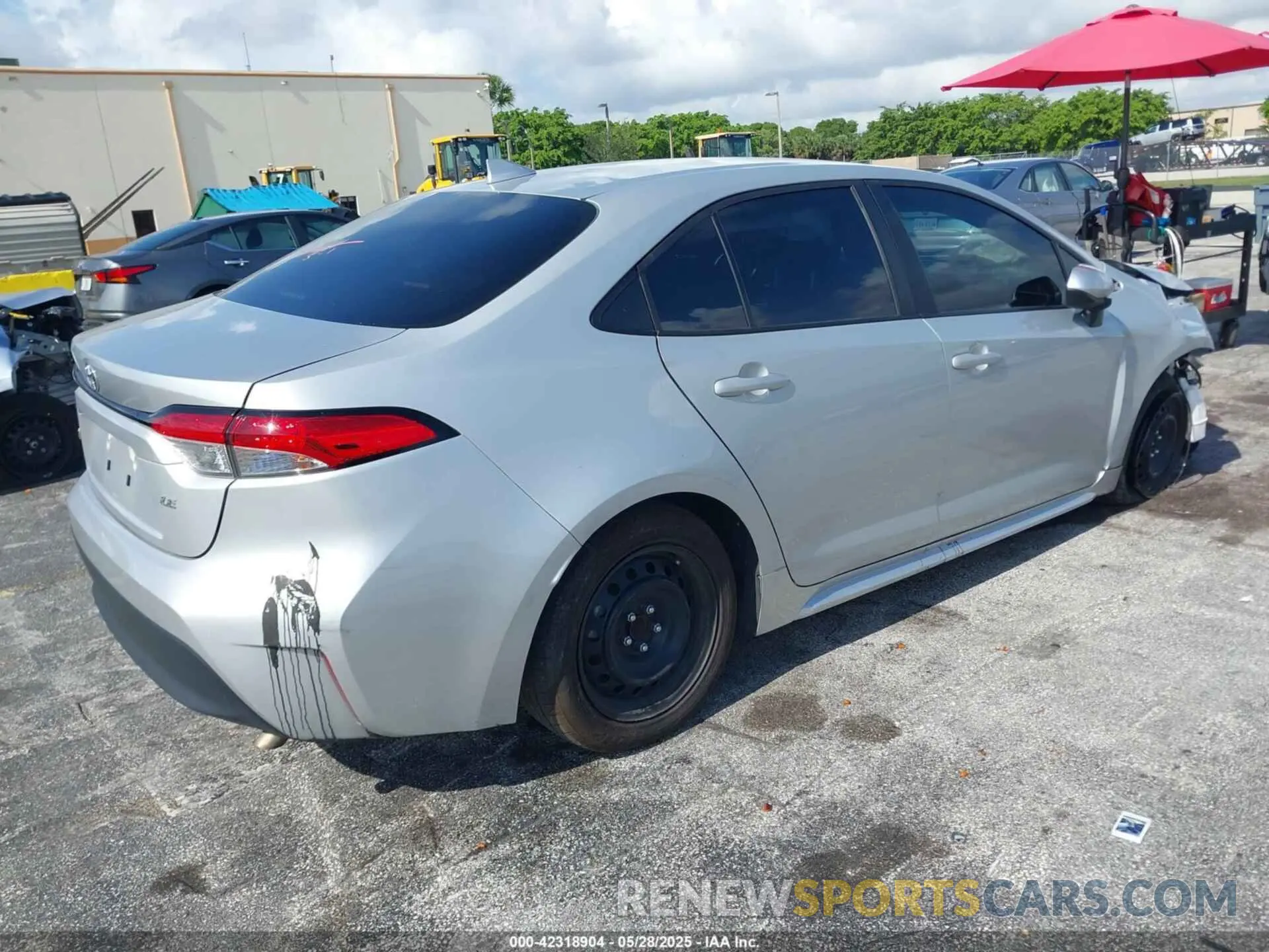 4 fotografías del automóvil dañado 5YFB4MDE3PP044780 TOYOTA COROLLA 2023