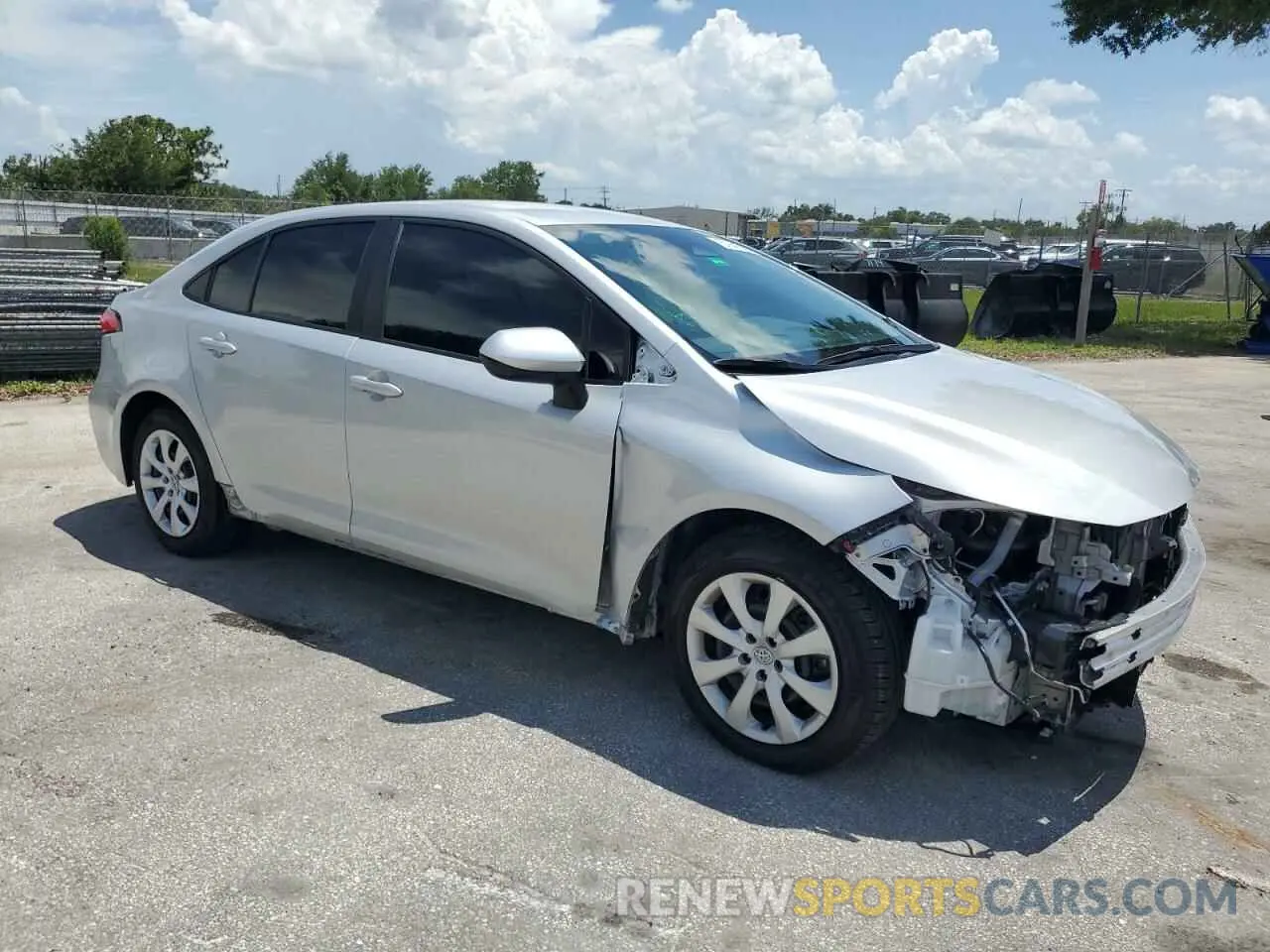4 fotografías del automóvil dañado 5YFB4MDE3PP046710 TOYOTA COROLLA 2023