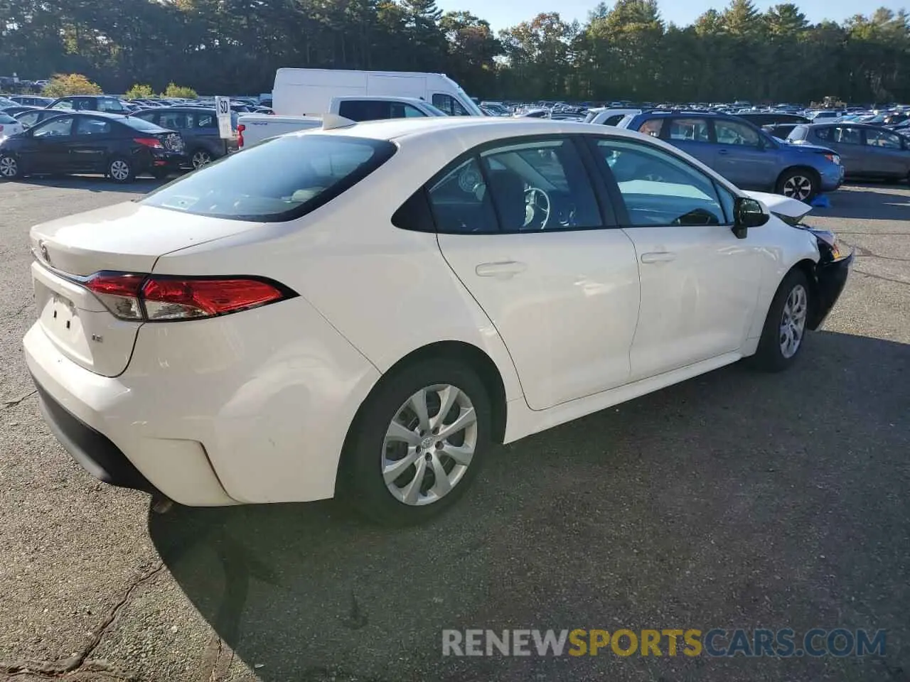 3 fotografías del automóvil dañado 5YFB4MDE3PP064575 TOYOTA COROLLA 2023