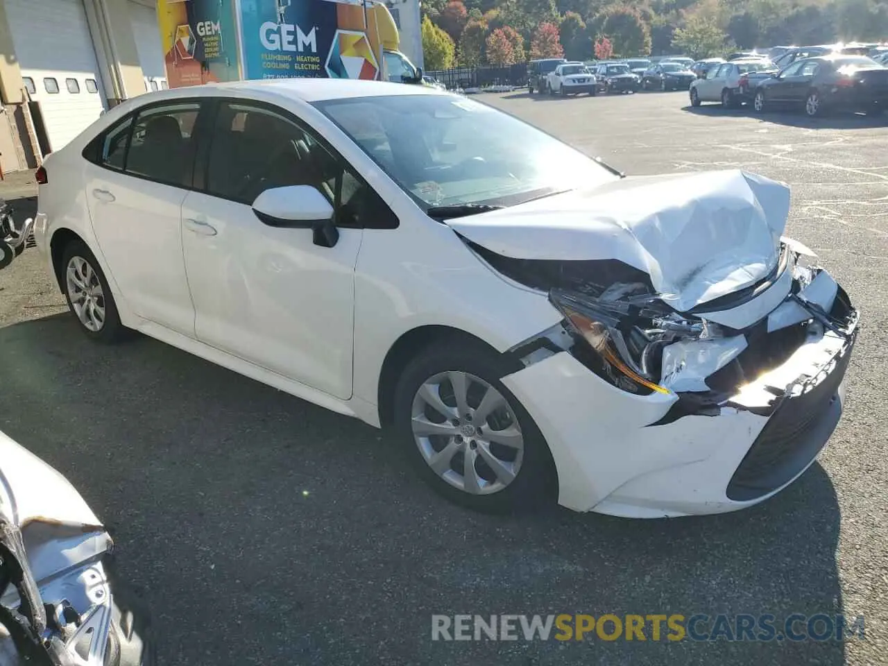 4 fotografías del automóvil dañado 5YFB4MDE3PP064575 TOYOTA COROLLA 2023