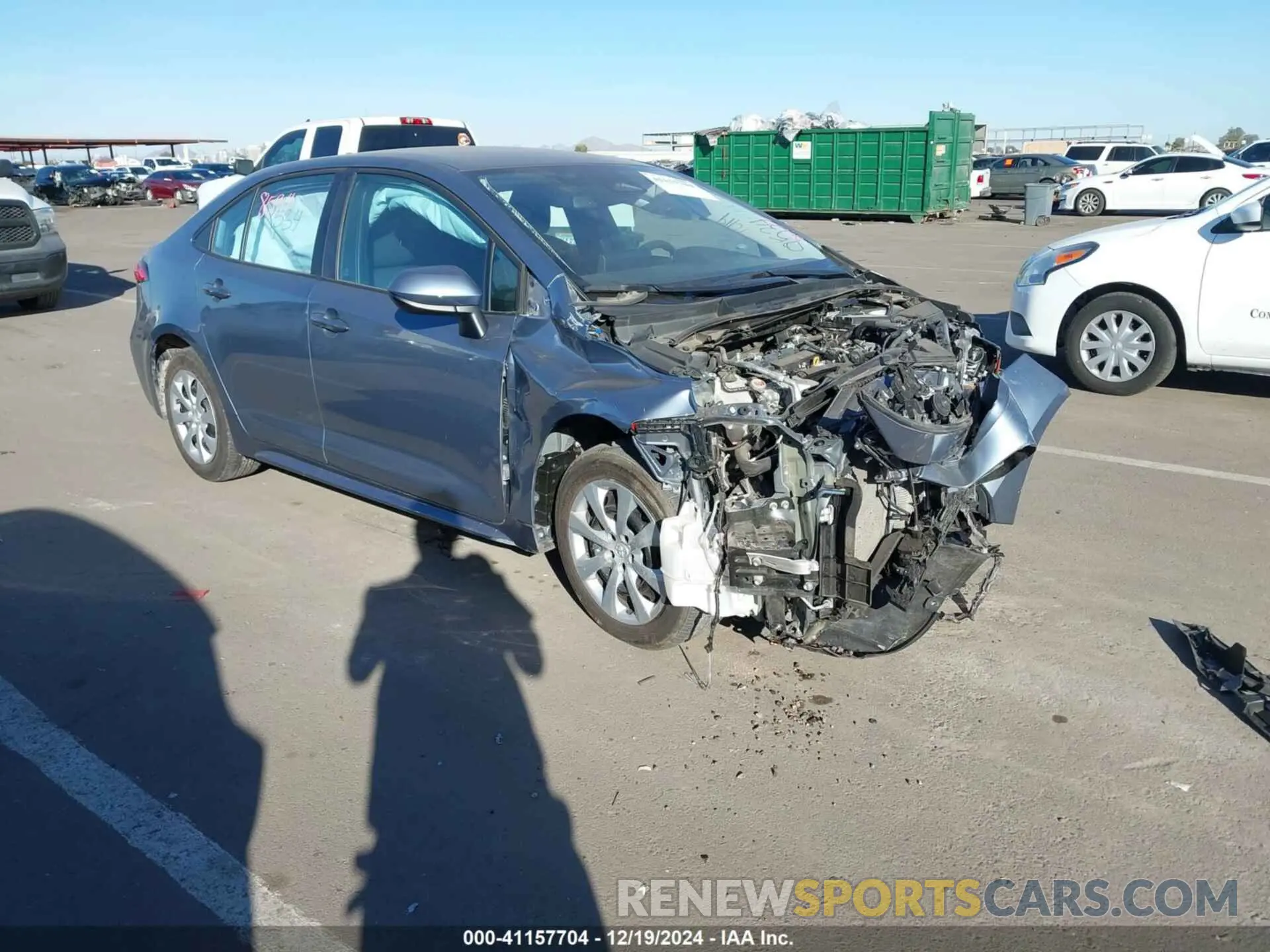 1 fotografías del automóvil dañado 5YFB4MDE3PP064818 TOYOTA COROLLA 2023