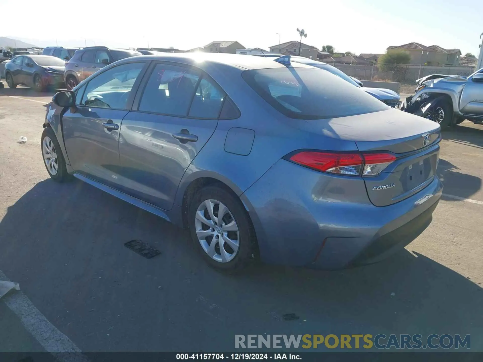 3 fotografías del automóvil dañado 5YFB4MDE3PP064818 TOYOTA COROLLA 2023